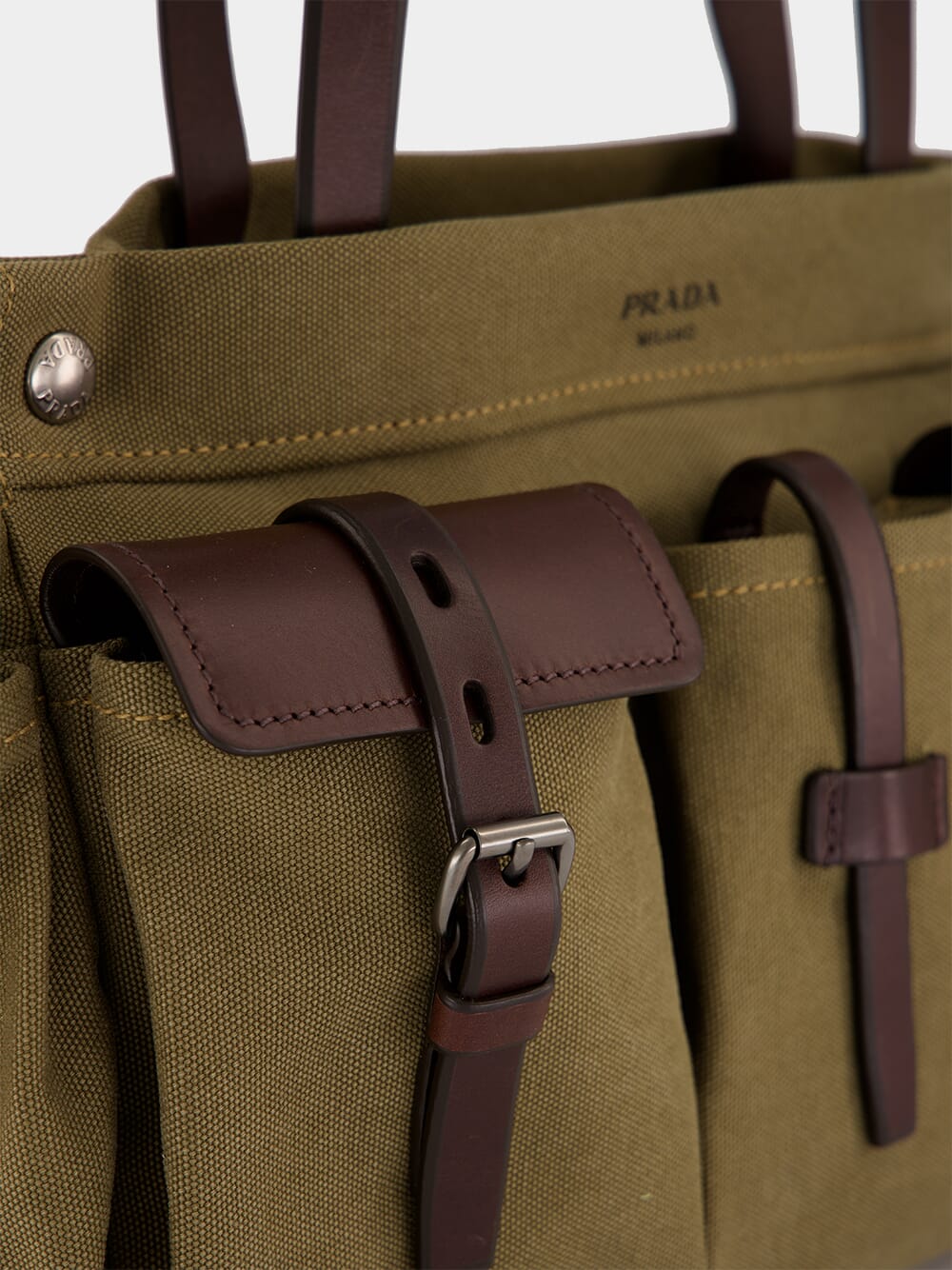 Forest Green Route Canvas Tote Bag - Image 6