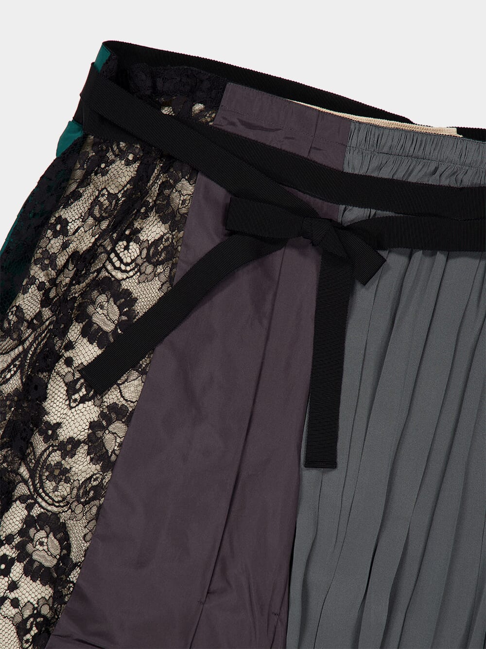 Hematite Patchwork Midi Skirt - Image 5