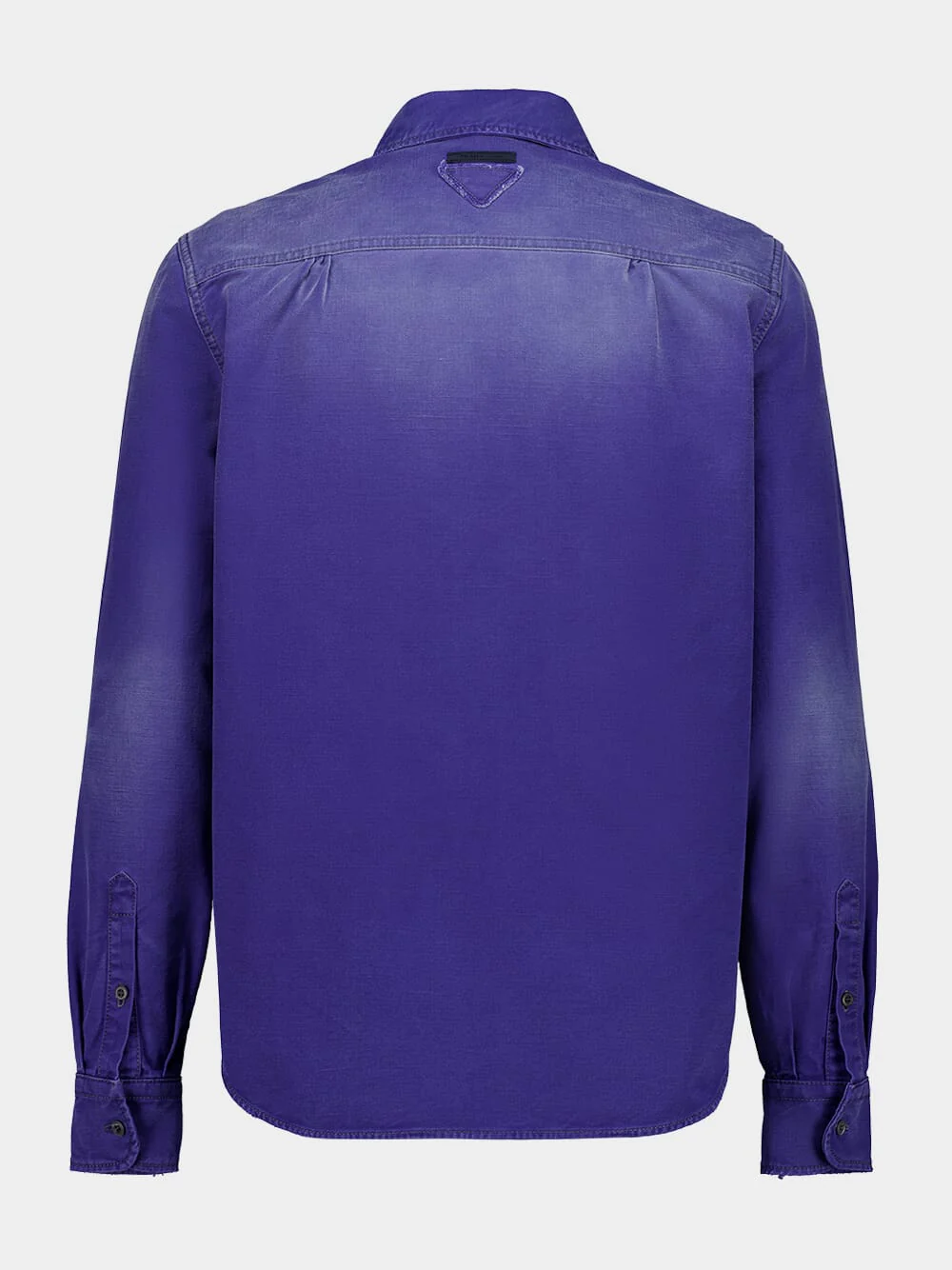 Indigo Cotton Long-Sleeve Shirt - Image 2
