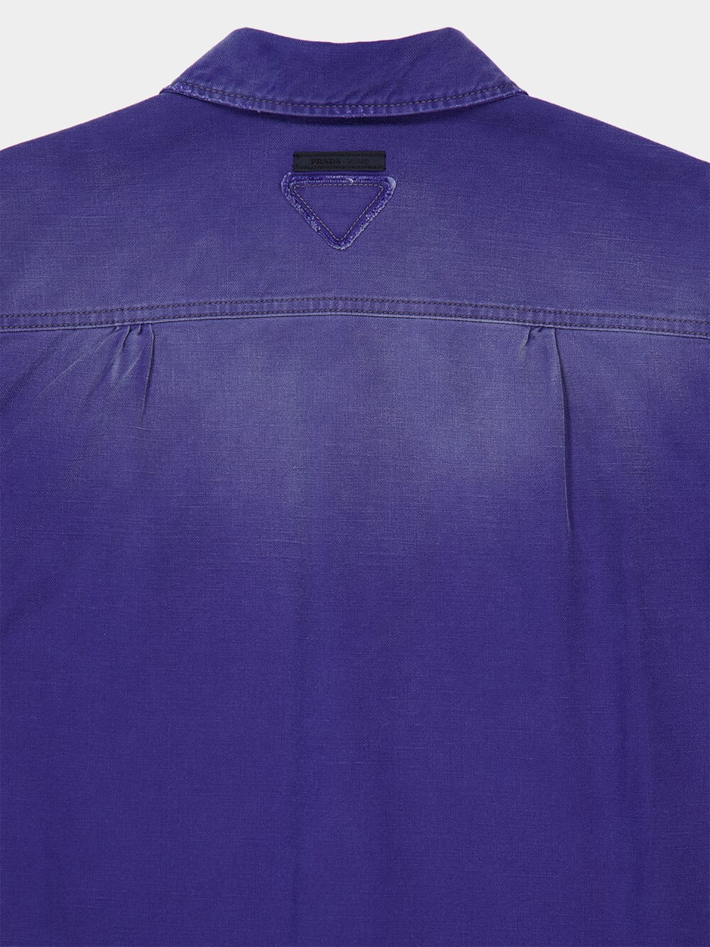 Indigo Cotton Long-Sleeve Shirt - Image 4