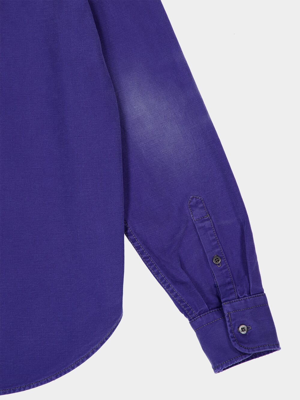 Indigo Cotton Long-Sleeve Shirt - Image 5