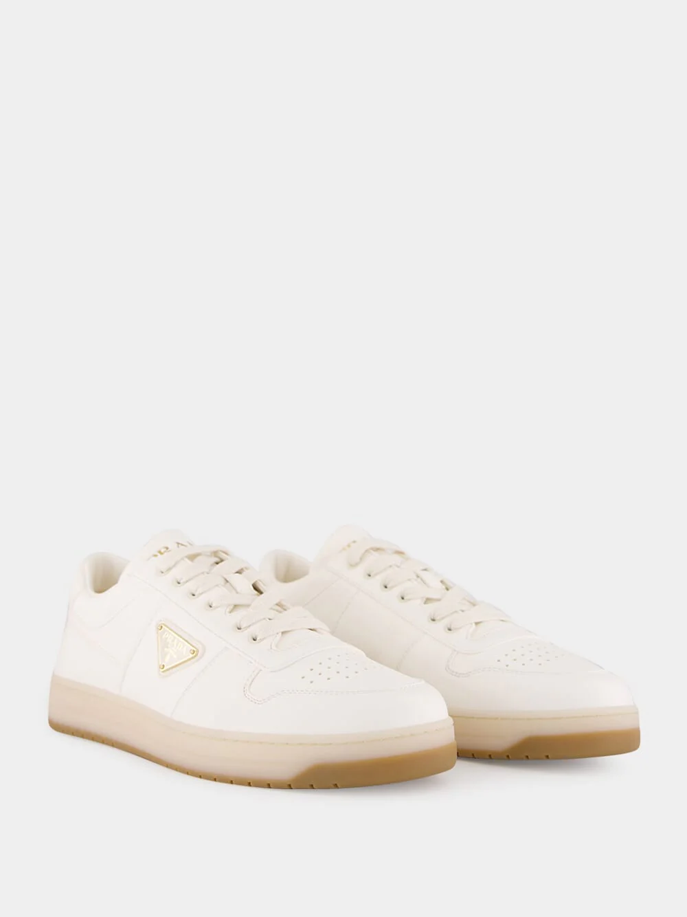 Ivory Downtown Nappa Leather Sneakers - Image 3
