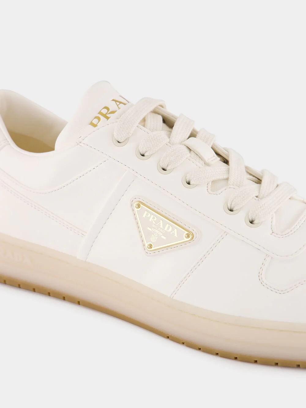 Ivory Downtown Nappa Leather Sneakers - Image 7