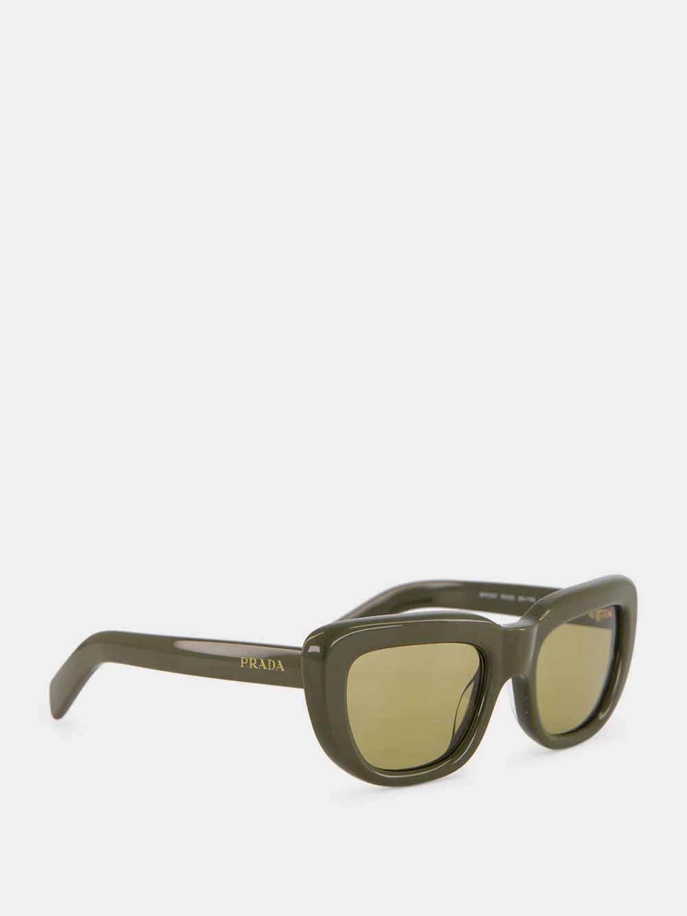 Laurel Green Rectangular Sunglasses - Image 2
