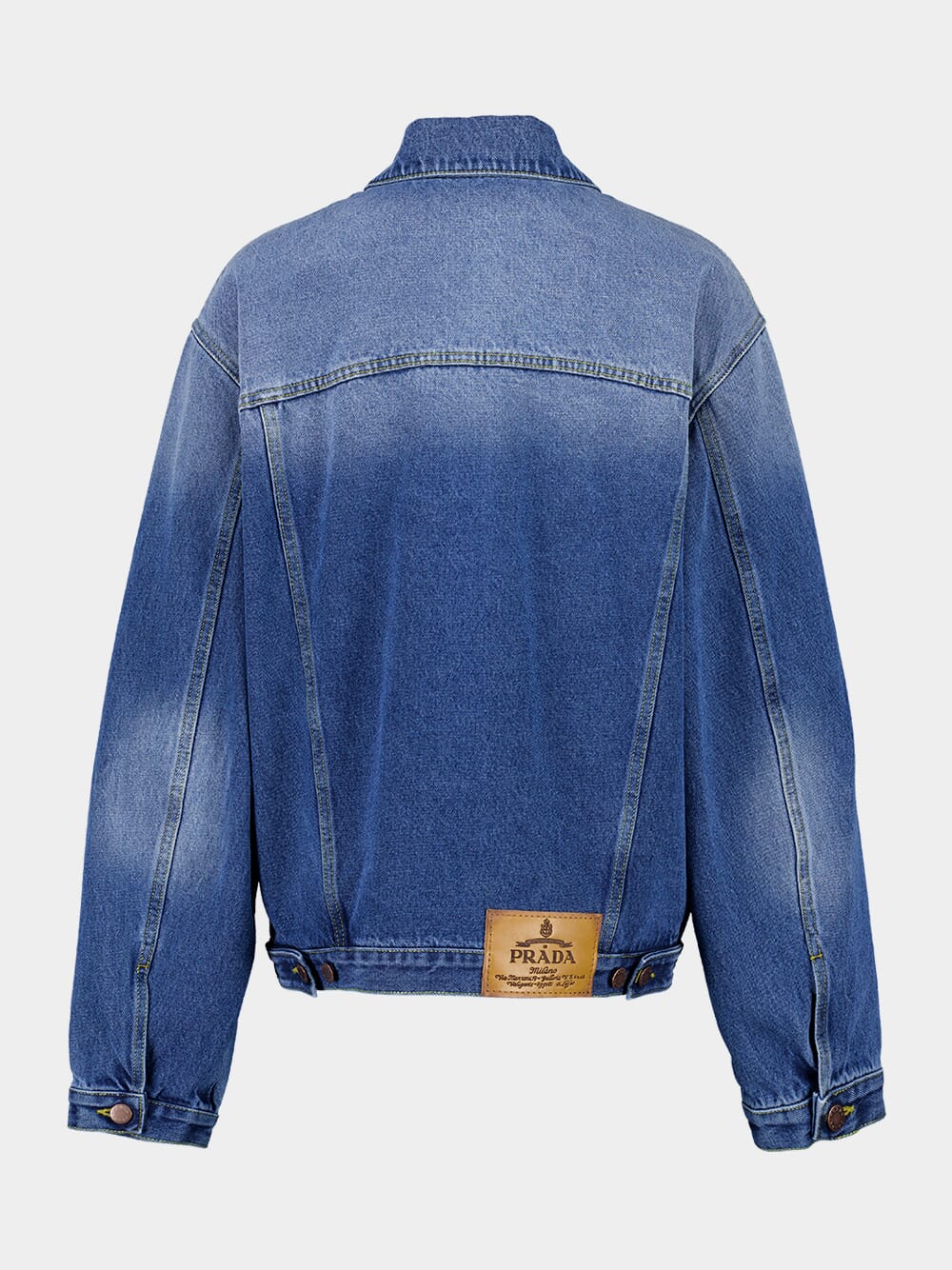 Light Blue Used Denim Jacket - Image 2