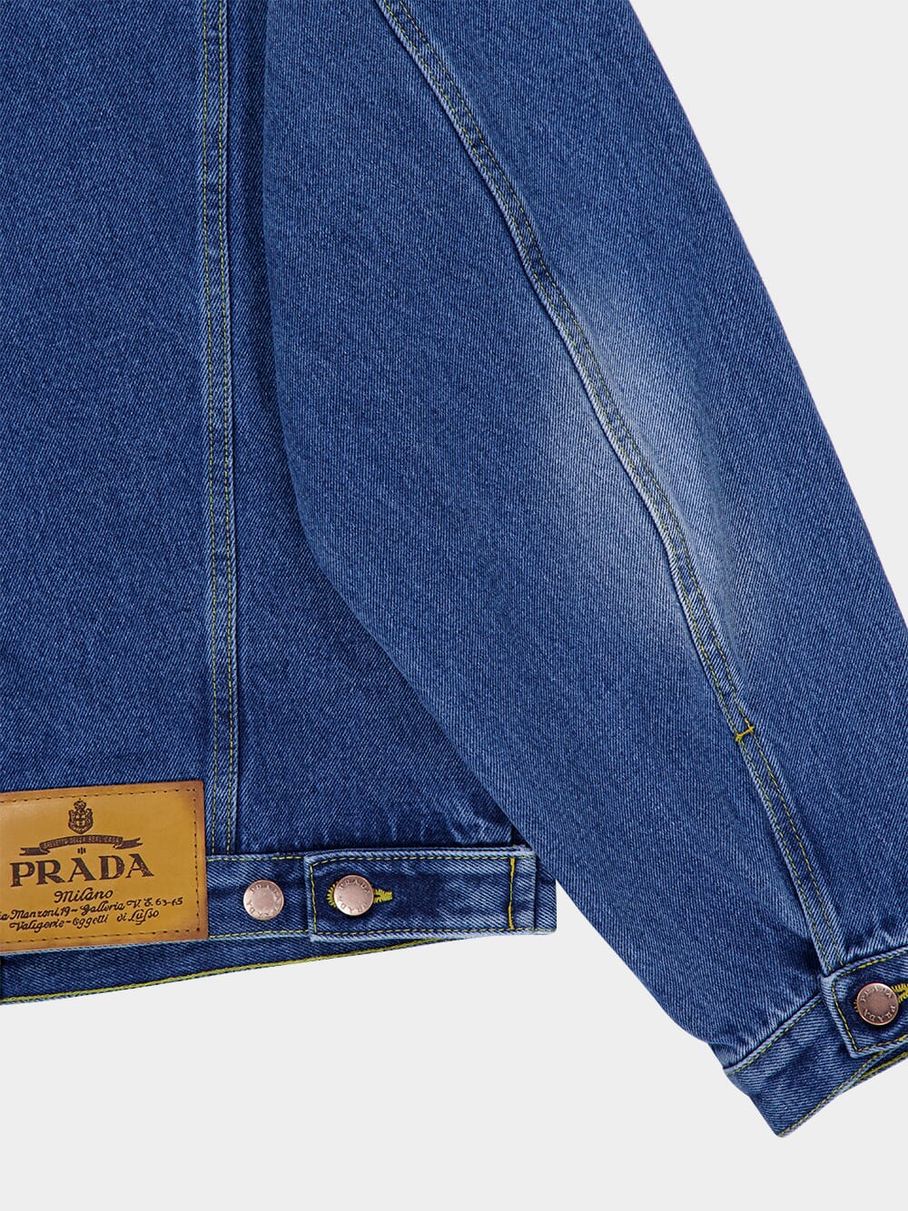 Light Blue Used Denim Jacket - Image 4