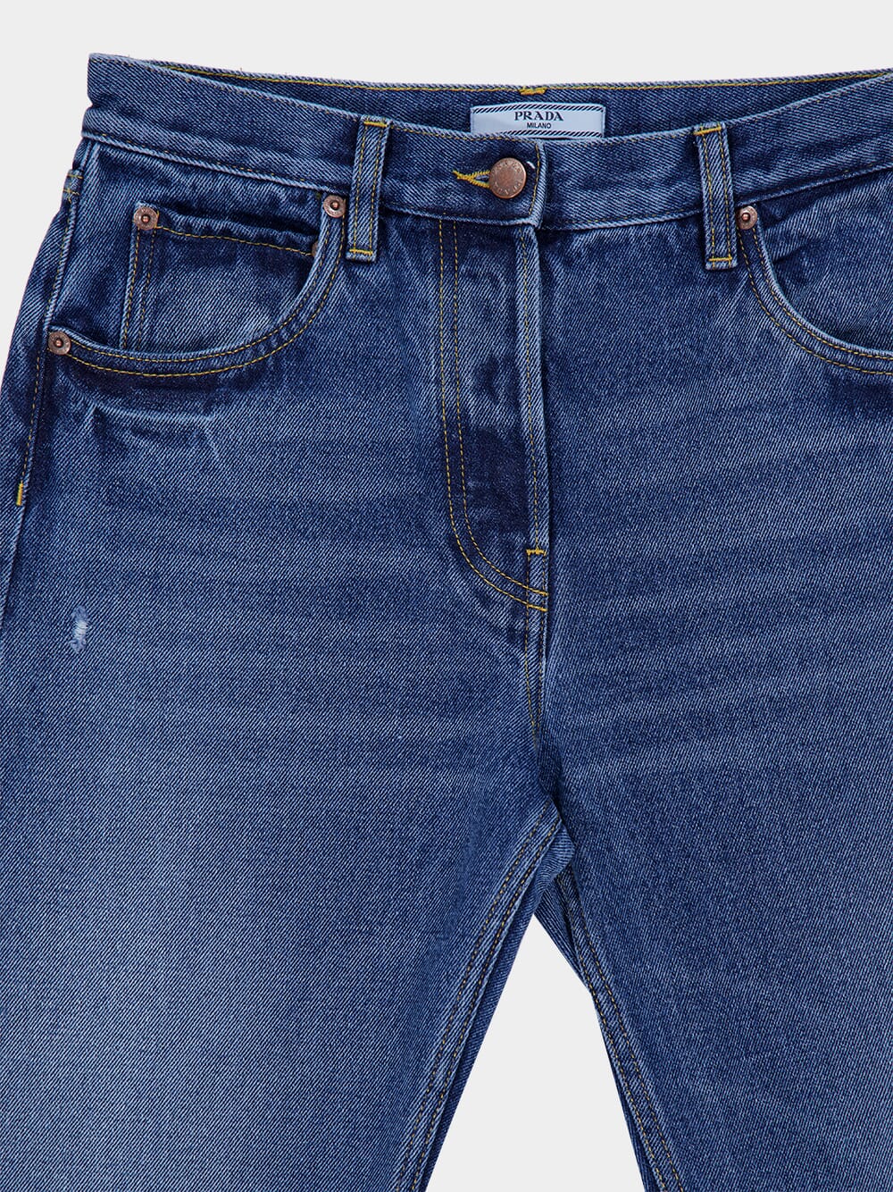 Light Blue Used Denim Jeans - Image 3
