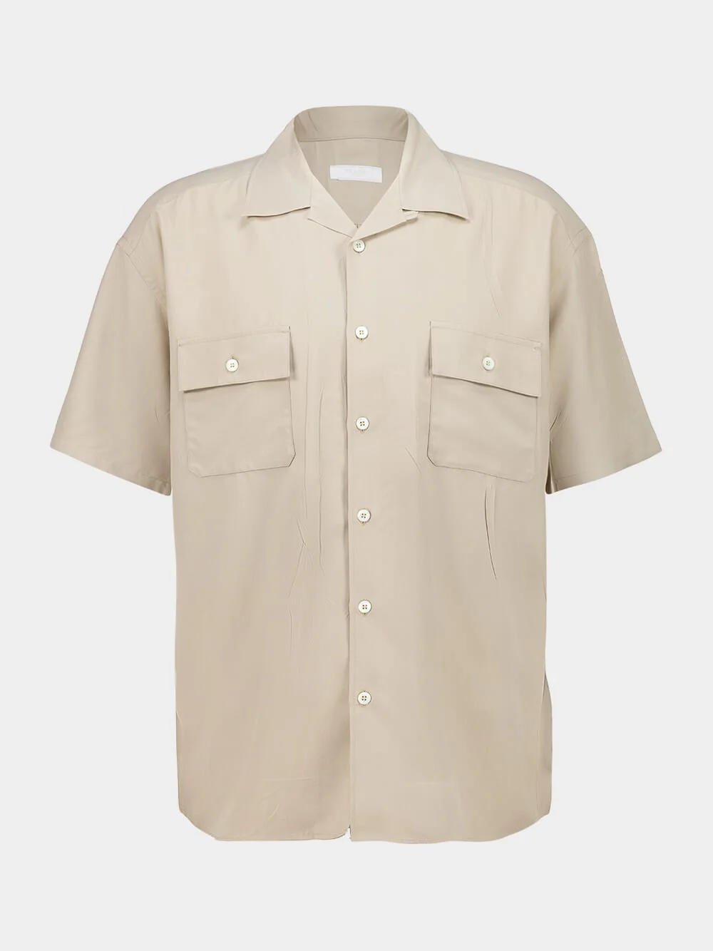 Limestone Silk Bowling Shirt - Image 2