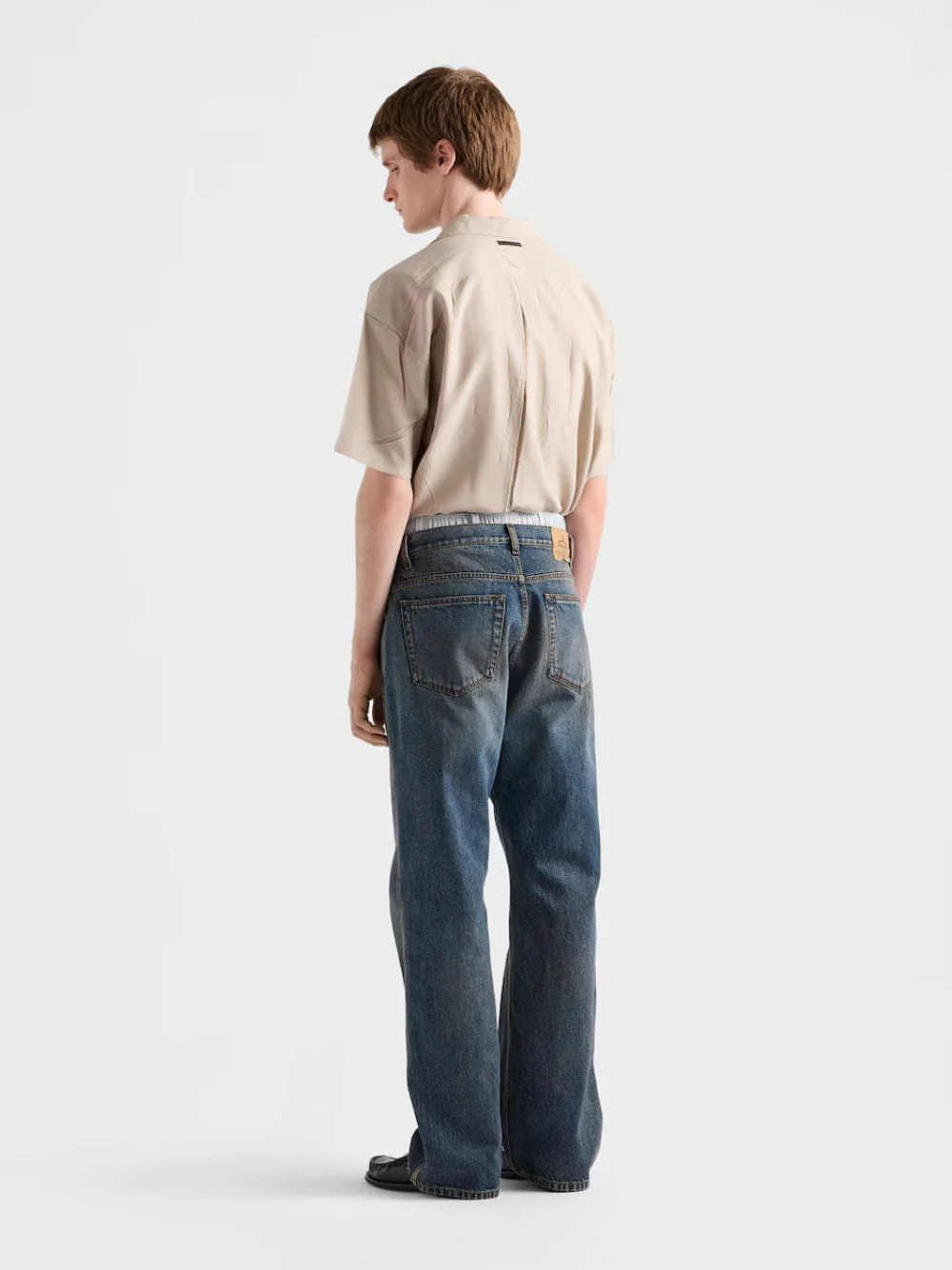 Limestone Silk Bowling Shirt - Image 3