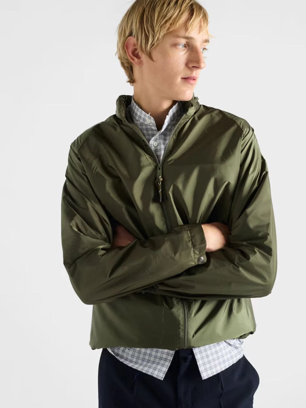 Military Green Re-Nylon Jacket - Image 2