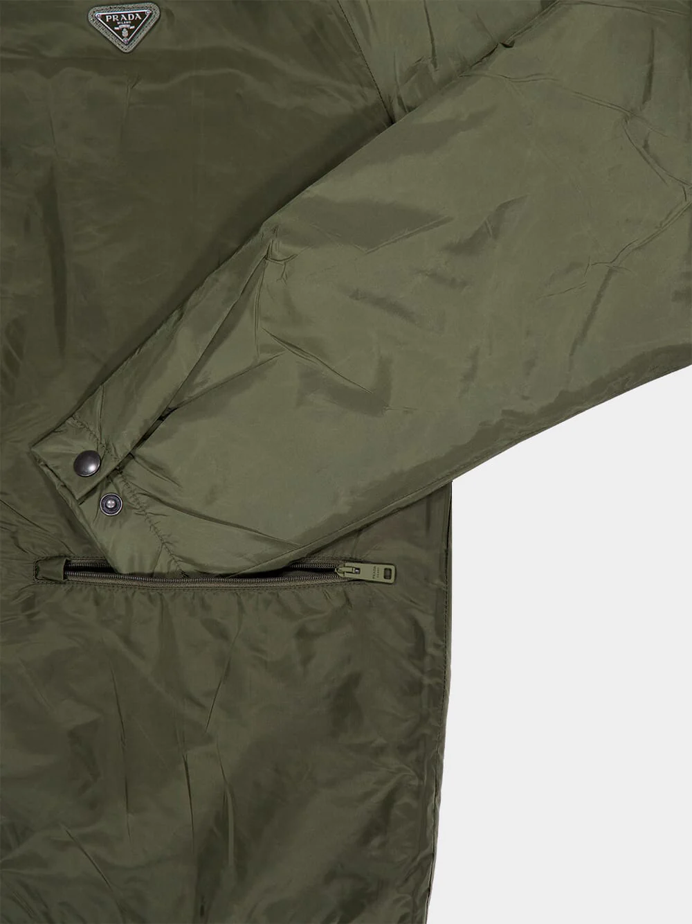Military Green Re-Nylon Jacket - Image 6