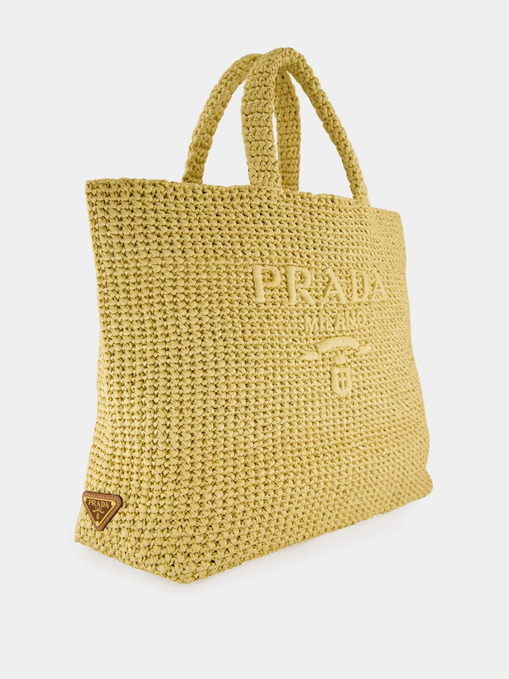 Natural Large Crochet Tote Bag - Image 3