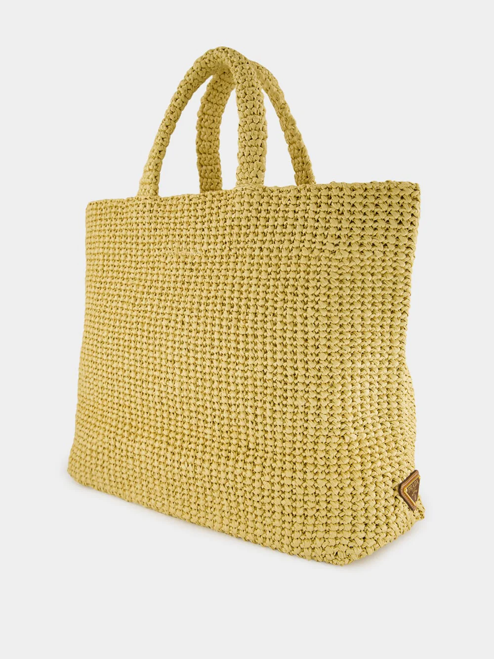 Natural Large Crochet Tote Bag - Image 6
