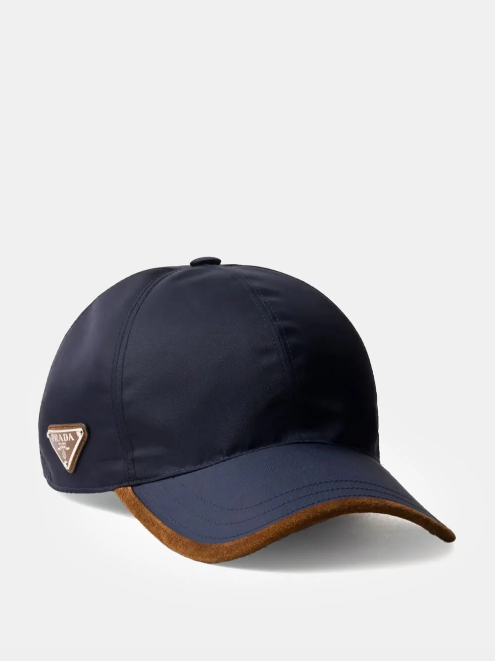 Navy and Cocoa Re-Nylon Baseball Cap - Image 3