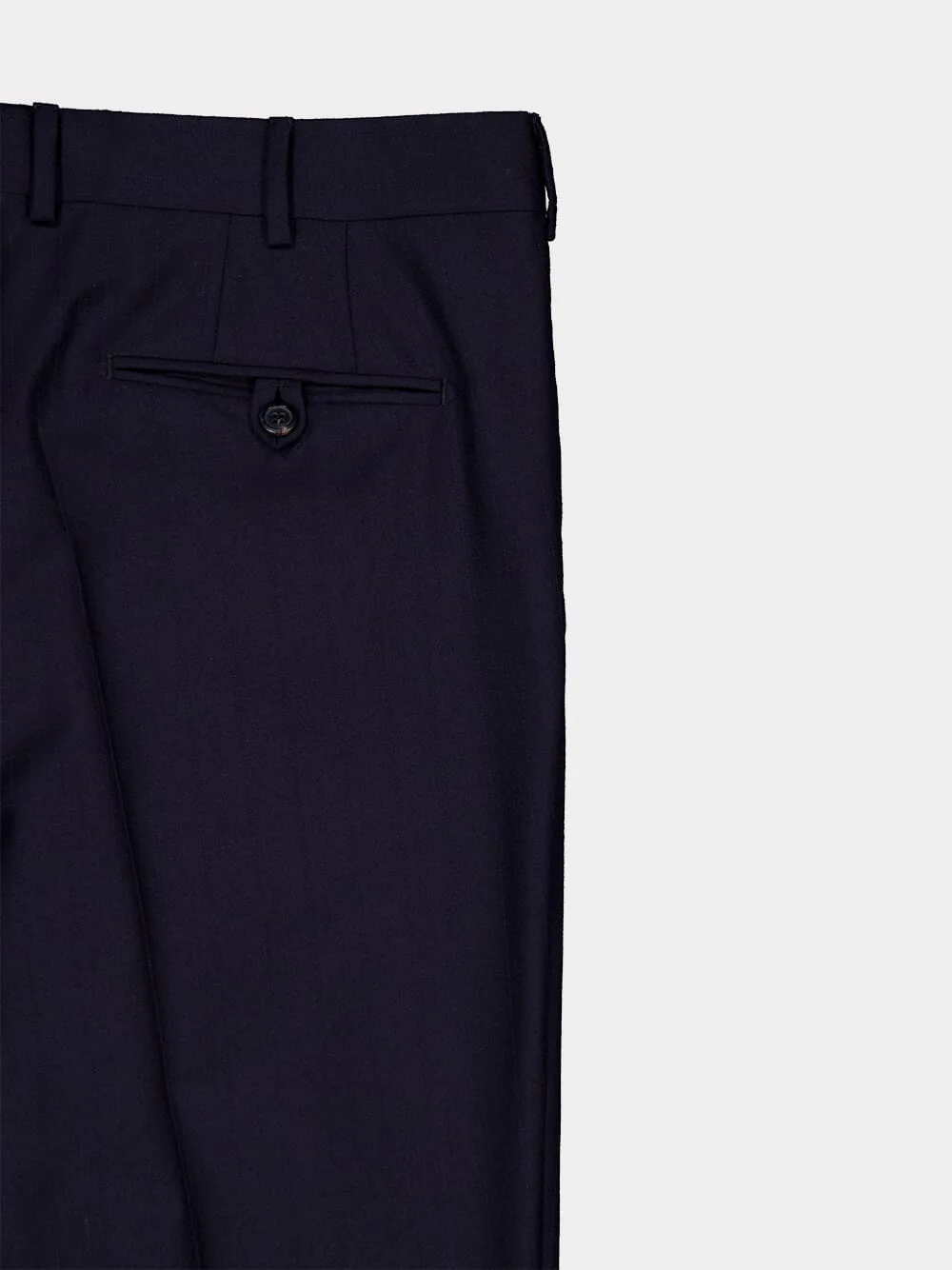 Navy Wool-Cashmere Slim Suit - Image 9