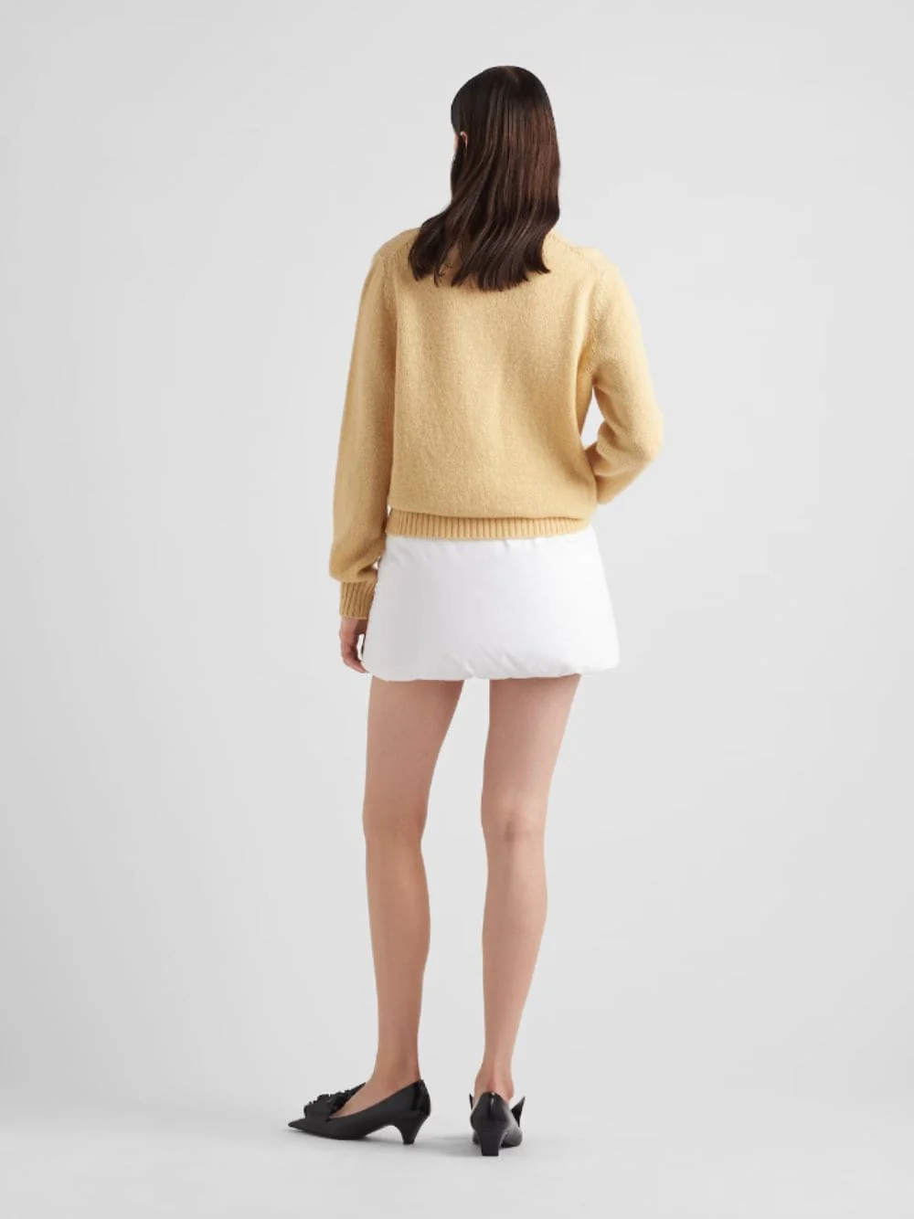Padded Cotton Miniskirt - Image 4