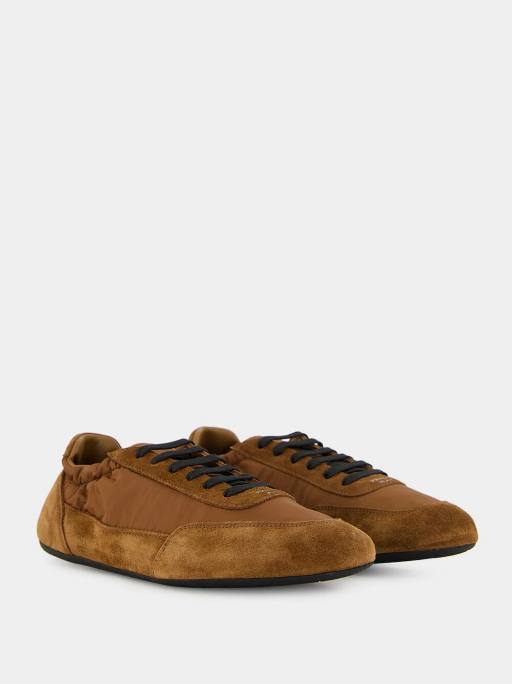 Palisander Brown Re-Nylon and Suede Sneakers - Image 4