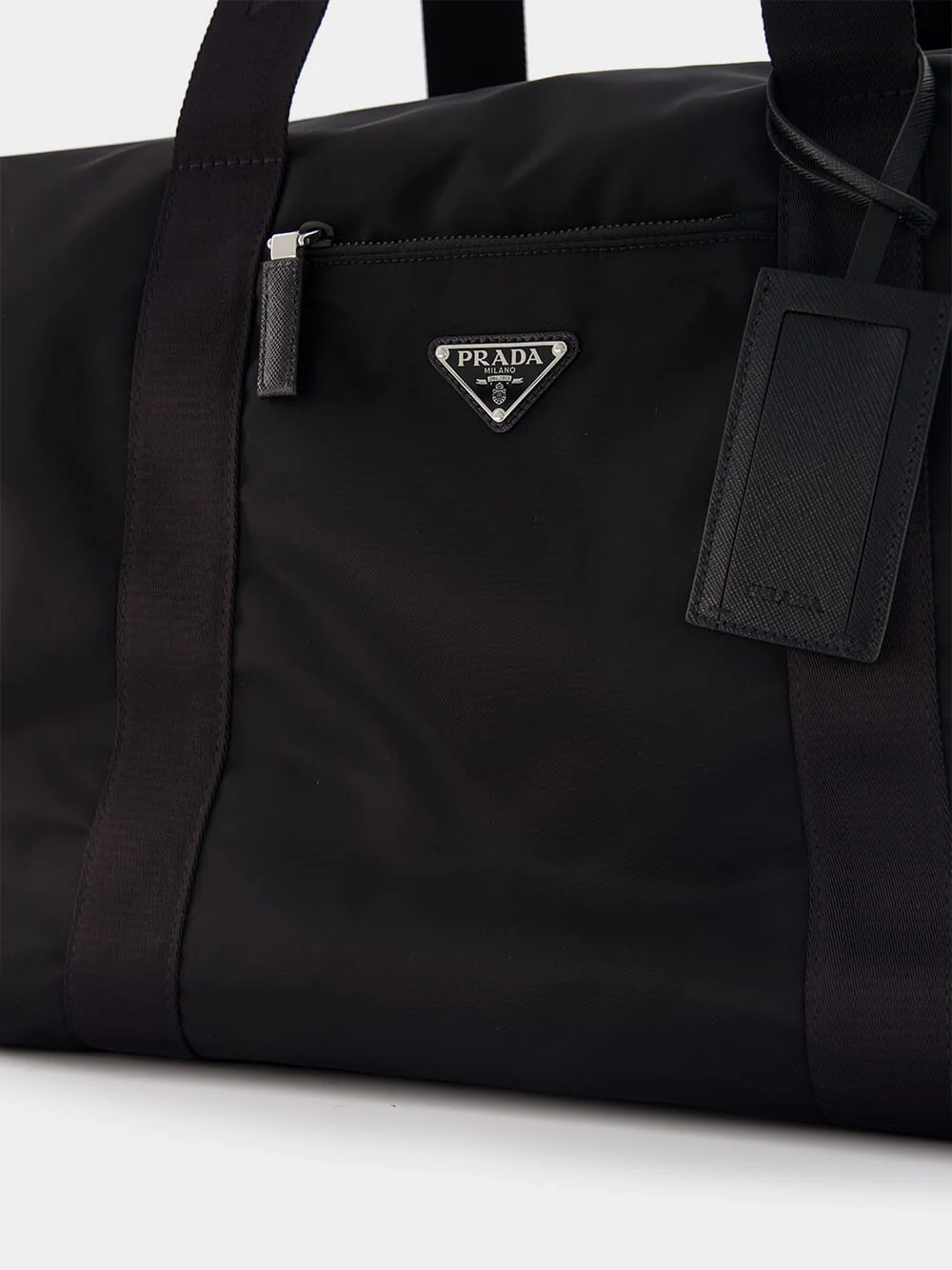 Re-Nylon Triangle Logo Holdall Bag - Image 6
