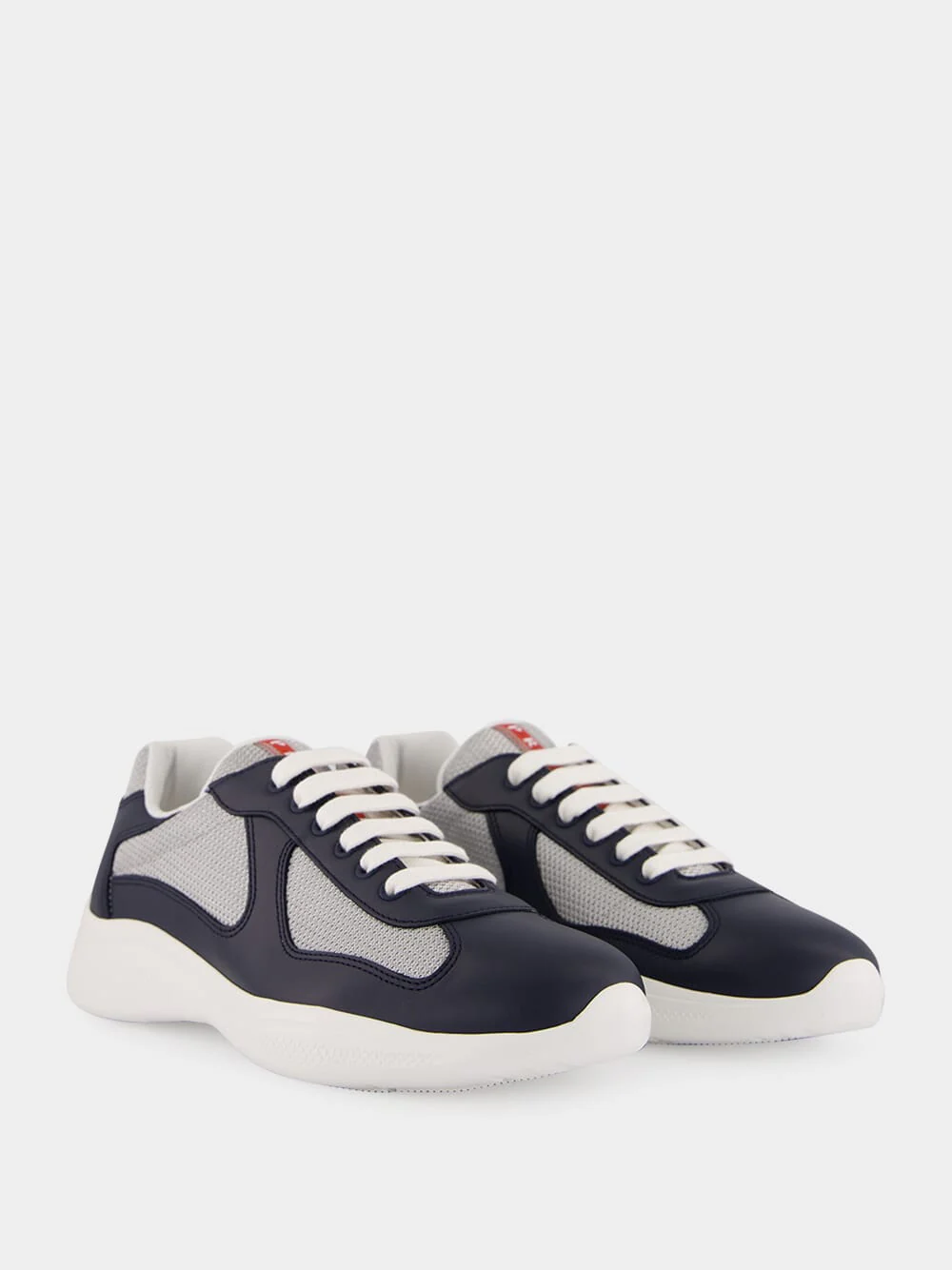 Royal Blue and Silver America's Cup Sneakers - Image 3