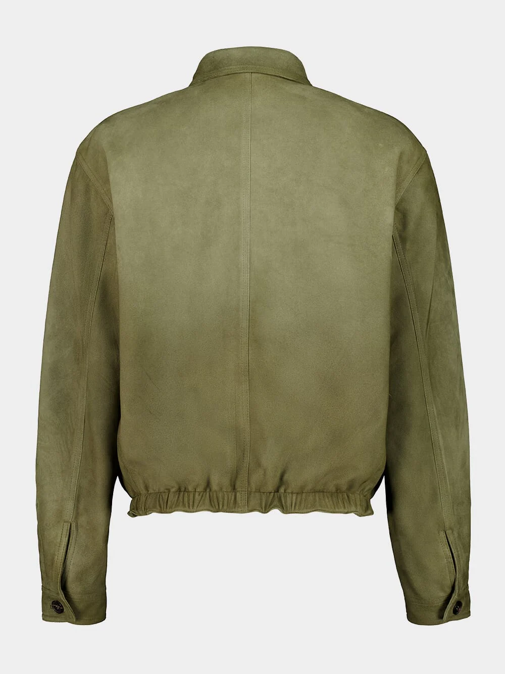 Salvia Green Leather Jacket - Image 2