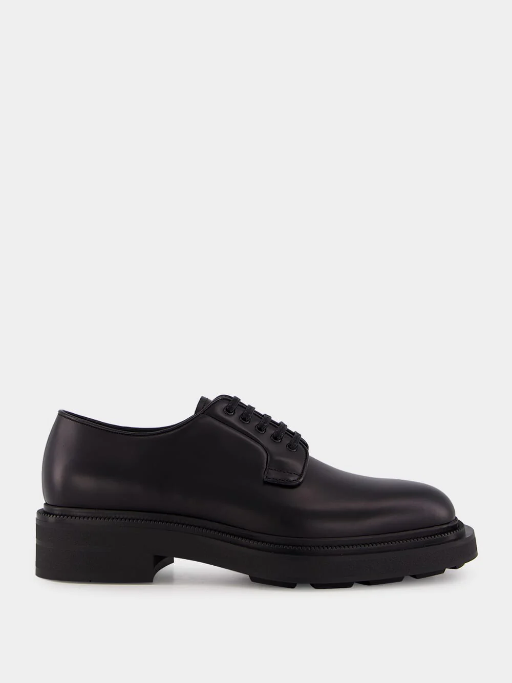 Bright Calf Leather Lace-Up Shoes