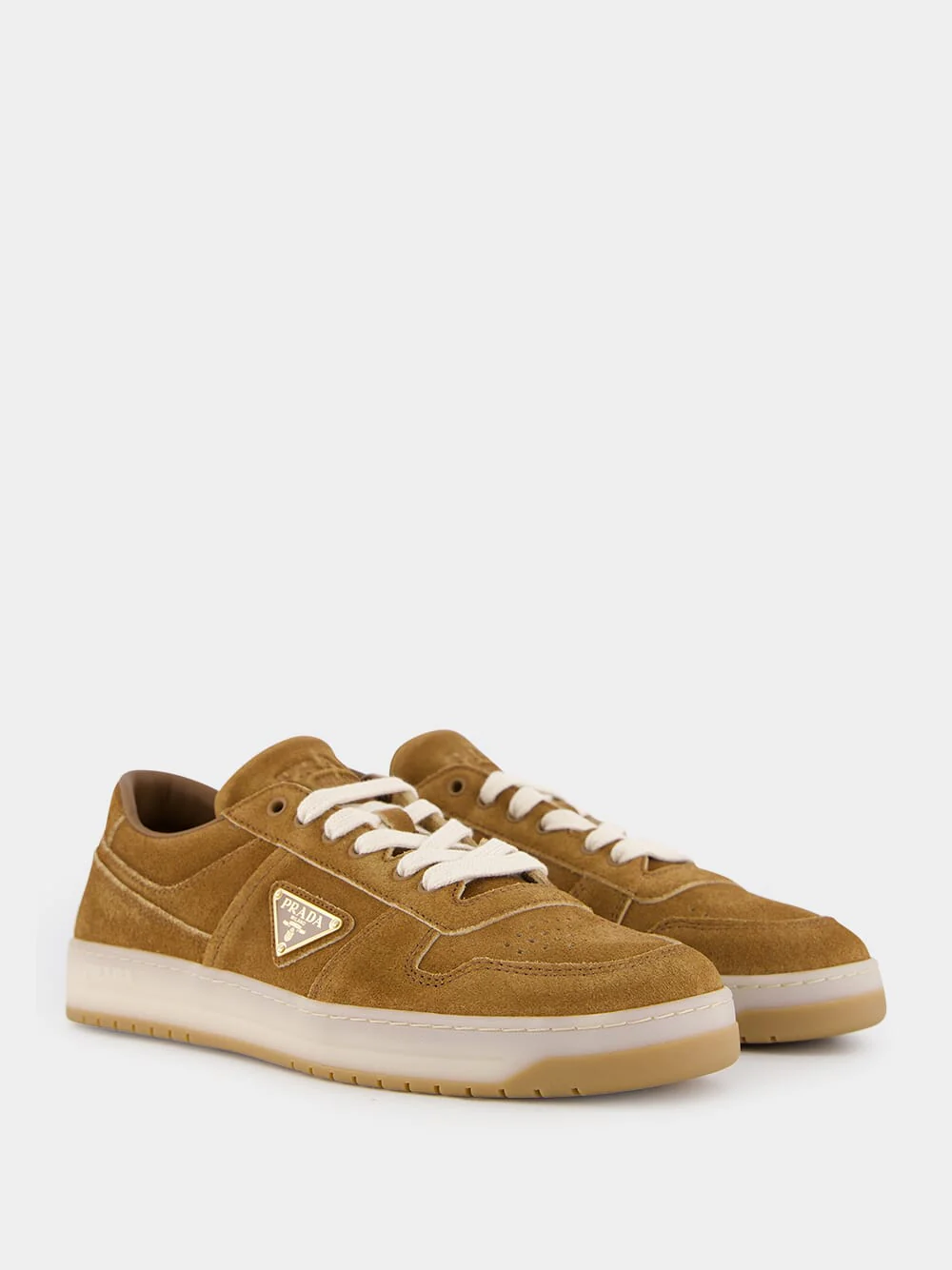 Brown Downtown Delavé Suede Sneakers - Image 5