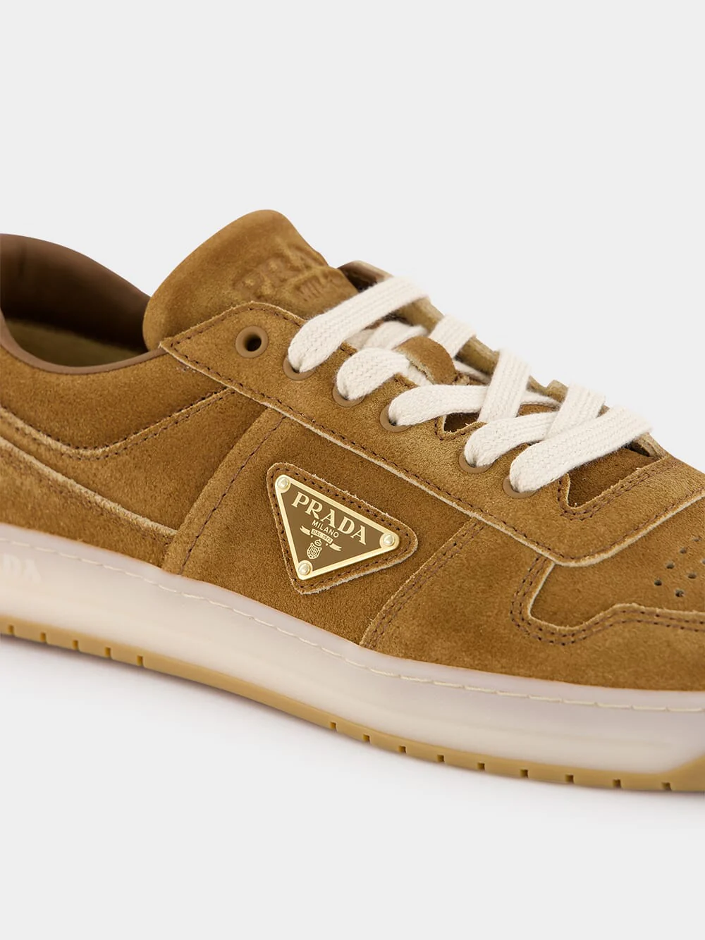 Brown Downtown Delavé Suede Sneakers - Image 6