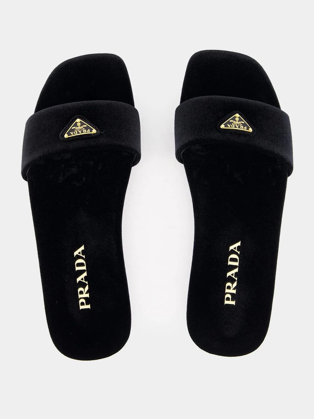 Flat Velvet Slides - Image 4