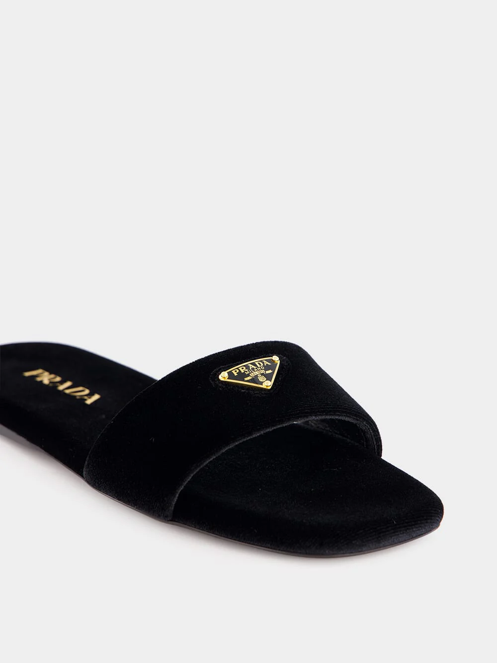 Flat Velvet Slides - Image 6