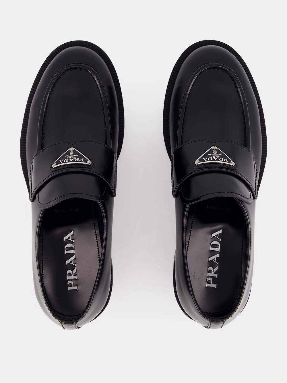 Leather Loafers with Rubber Sole - Image 4