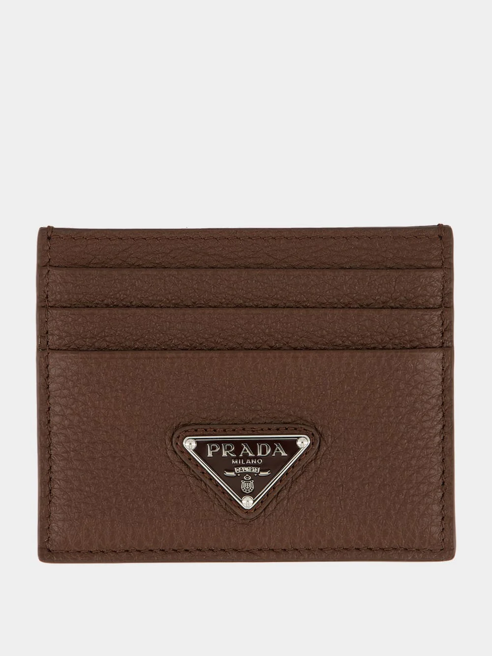 Sienna Brown Leather Card Holder