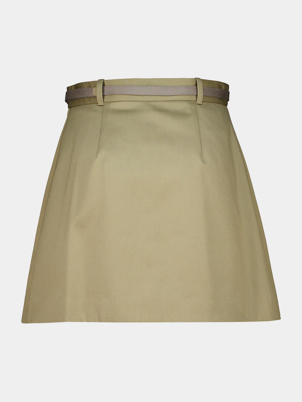 Argilla Cotton Belted Mini Skirt - Image 2