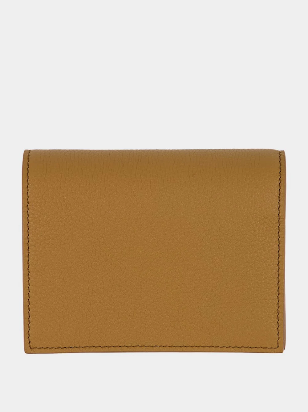 Small Caramel Brown Leather Wallet - Image 2
