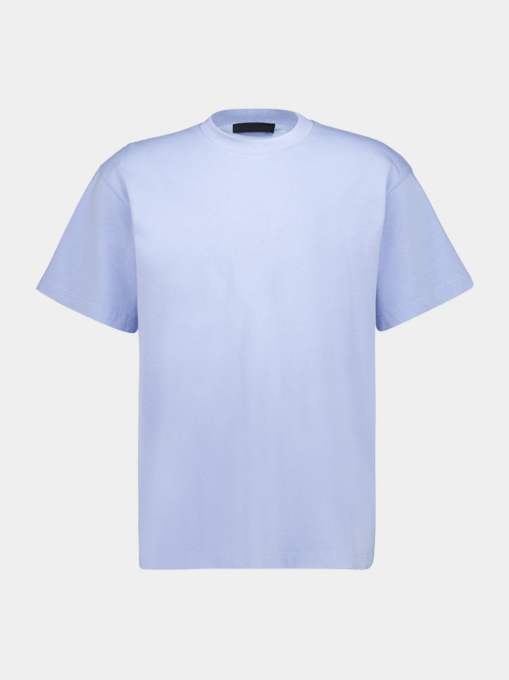 Sky Blue Cotton Crewneck T-Shirt