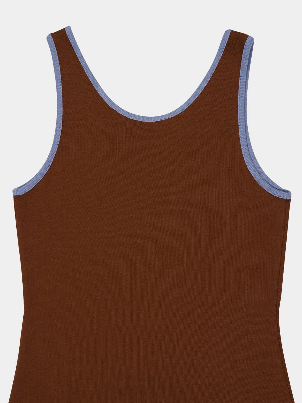 Tobacco Brown Cotton Tank Top - Image 6