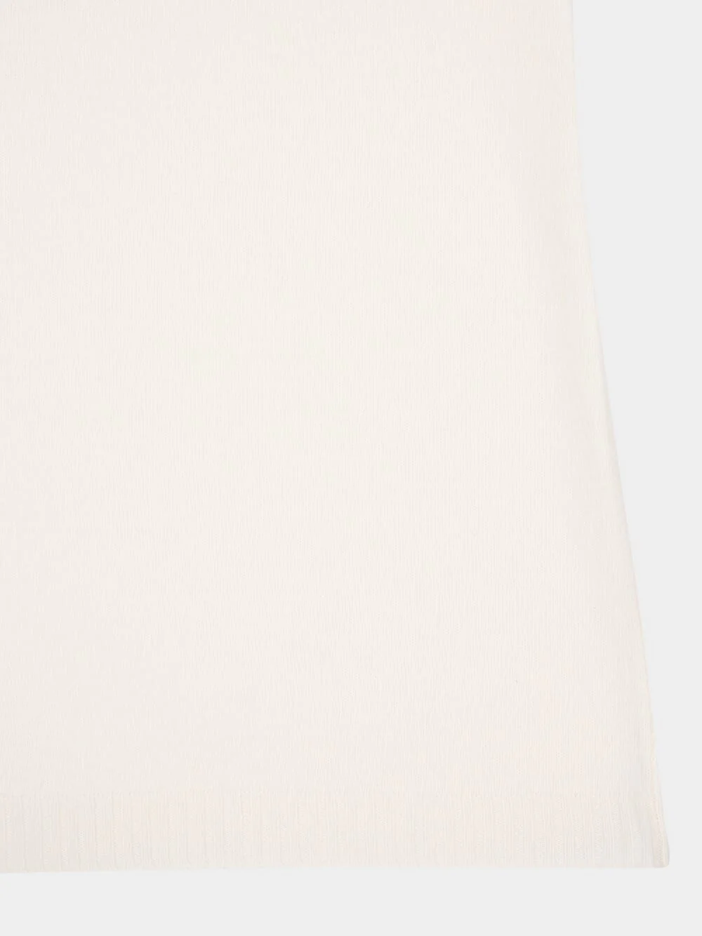 White Wool Mini Dress - Image 5