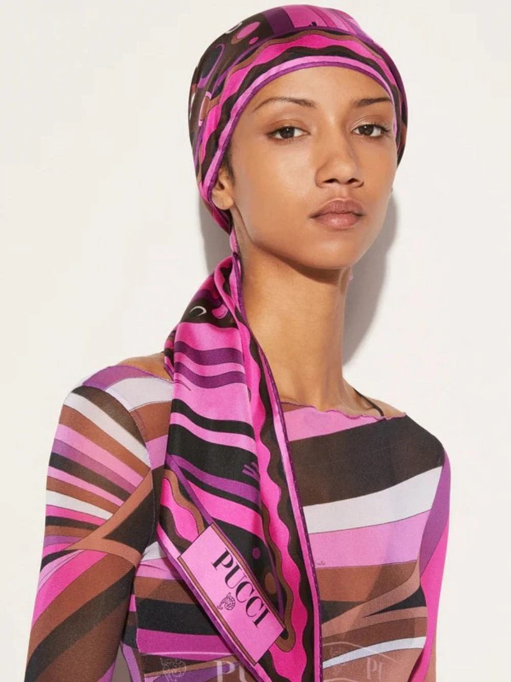 Fontane-Print Silk Scarf - Image 2