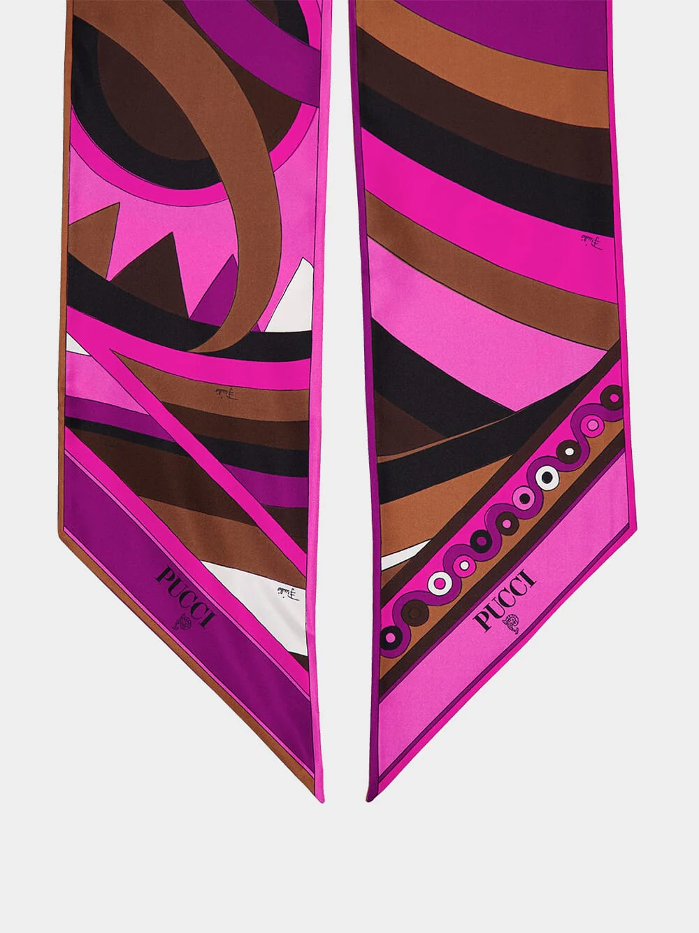 Iride and Vivara Print Silk Twill Maxi Scarf - Image 3