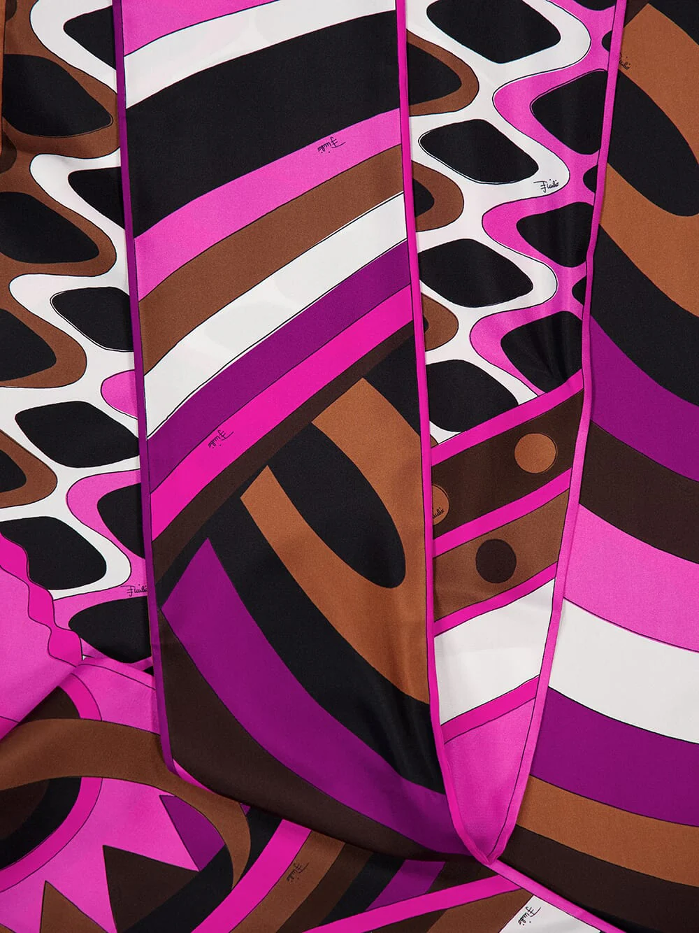 Iride and Vivara Print Silk Twill Maxi Scarf - Image 4