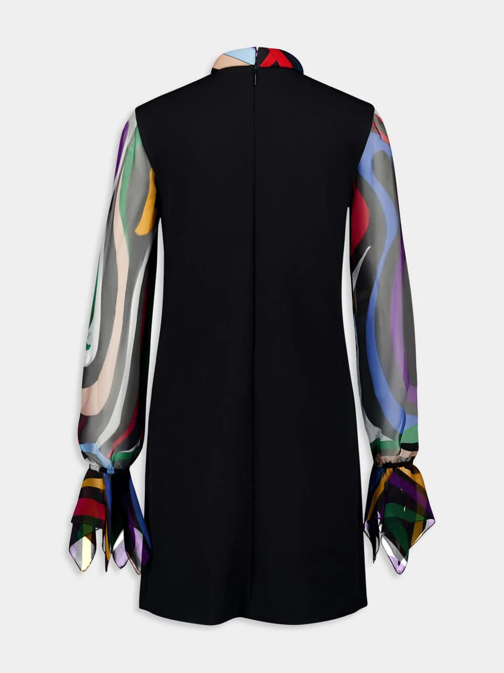 Black Marmo-Print Mini Dress - Image 3