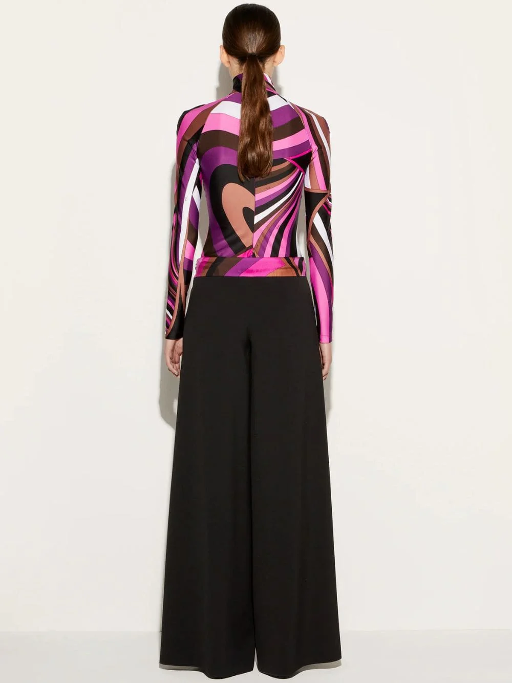 Fuchsia Pink Iride-Print Top - Image 4
