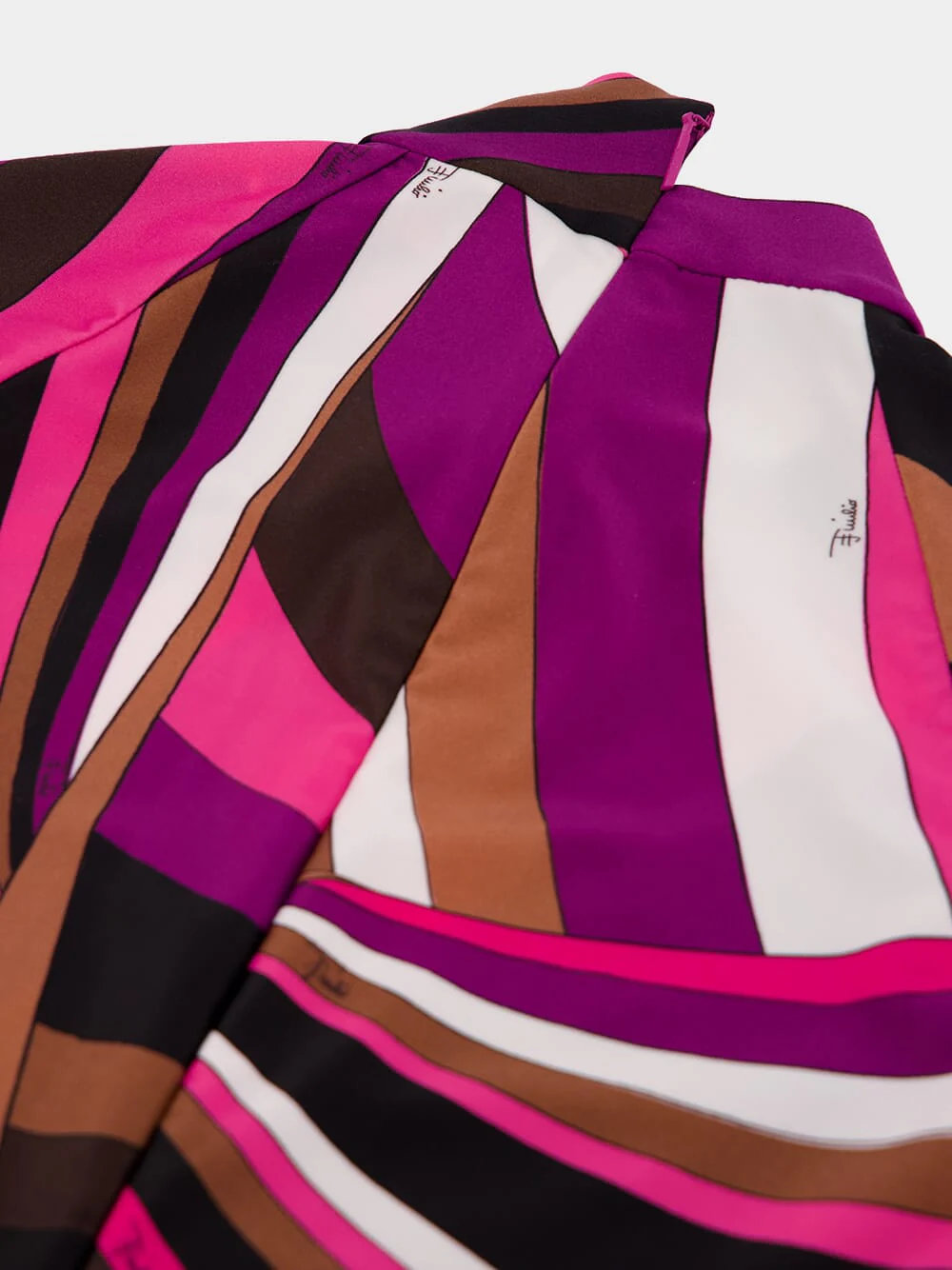 Fuchsia Pink Iride-Print Top - Image 7