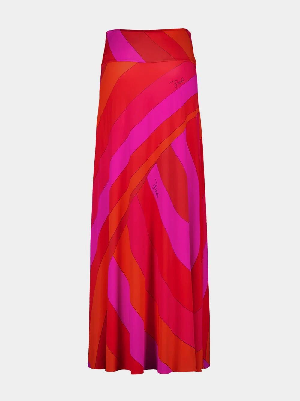 Iride-Print Long Skirt - Image 3