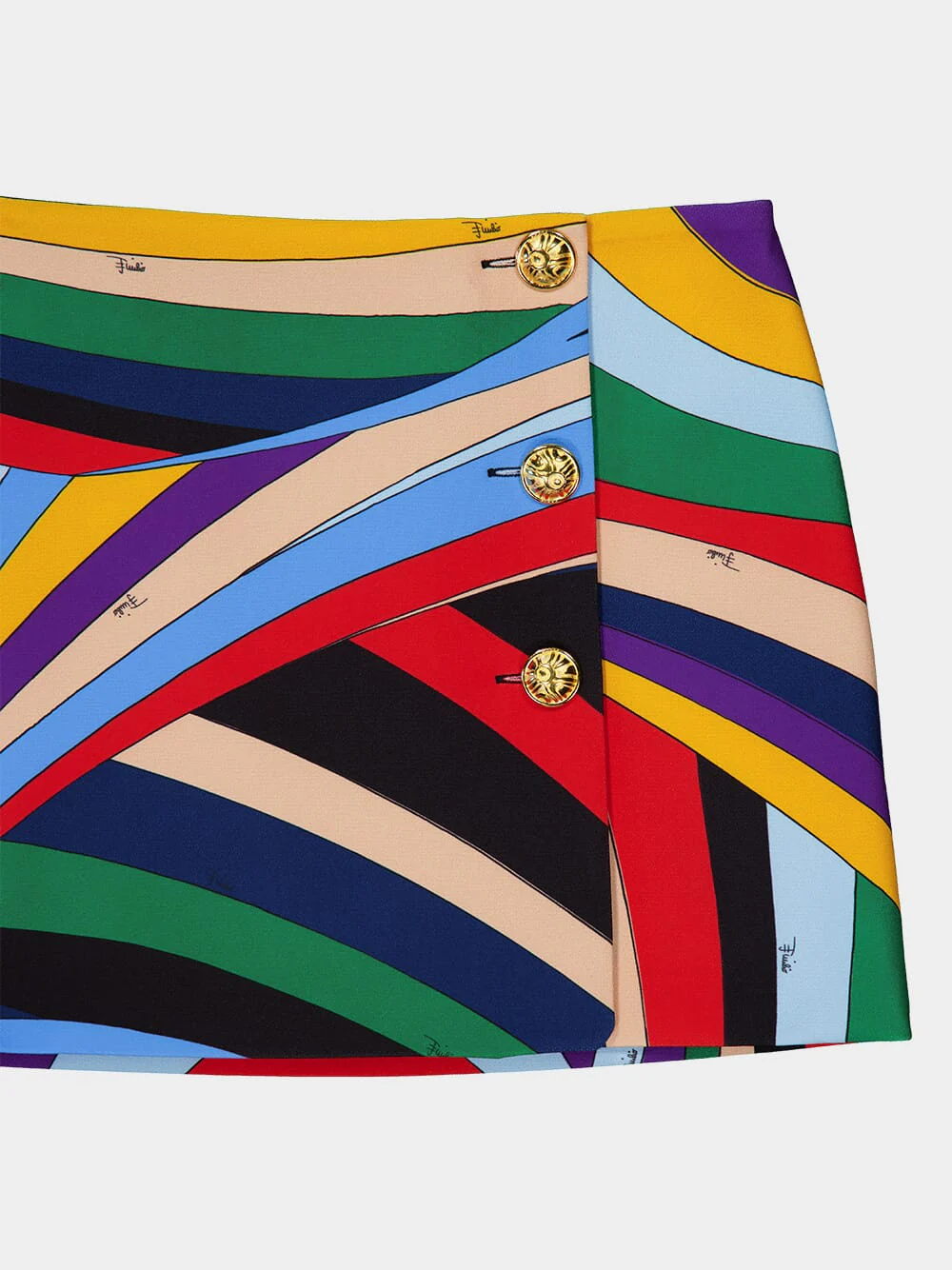 Iride-Print Mini Skirt - Image 6