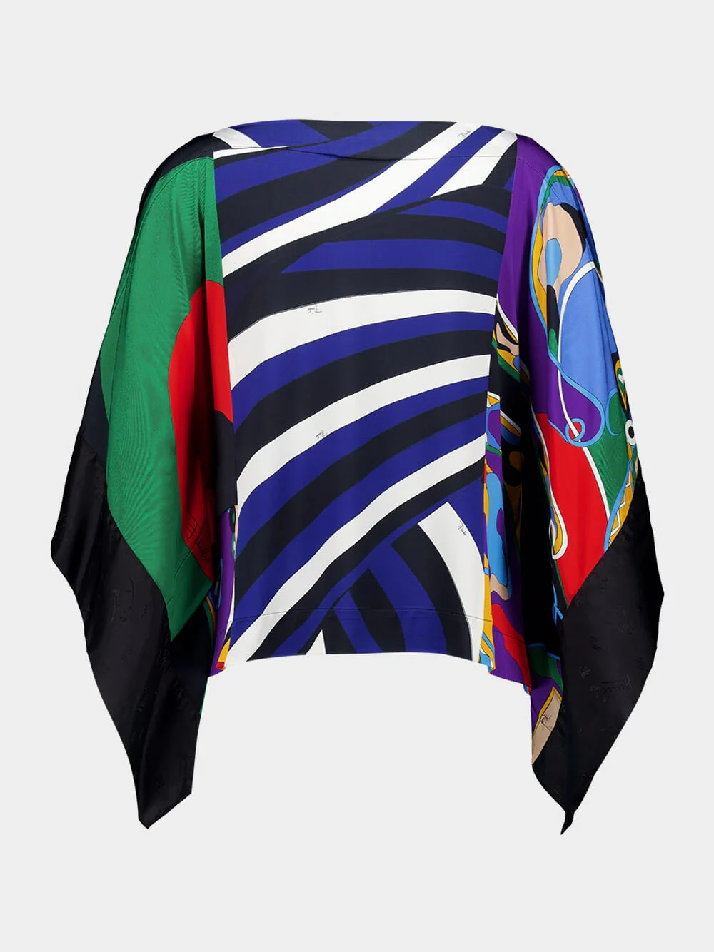 Printed Satin Blouse - Image 2