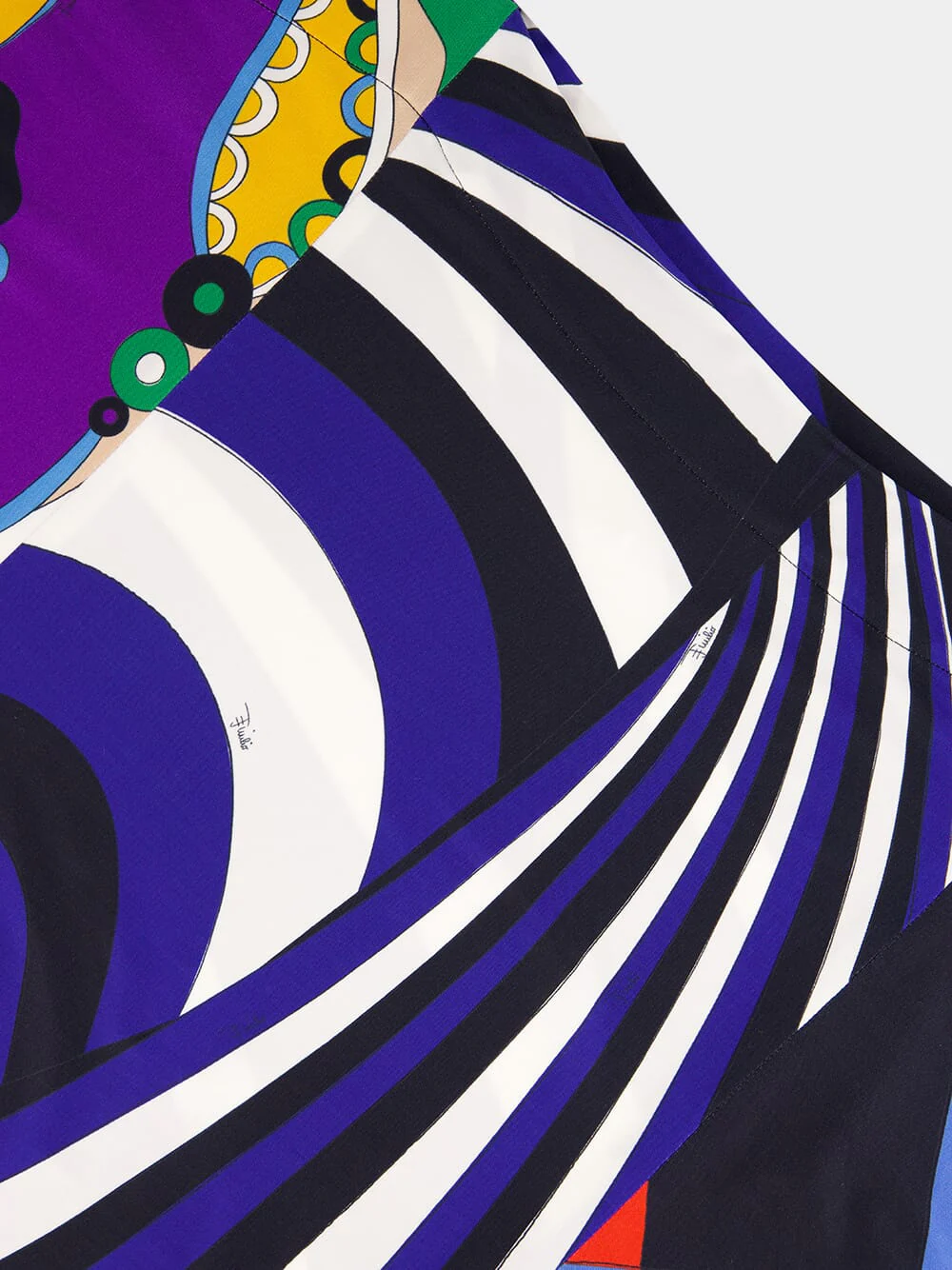 Printed Satin Blouse - Image 4