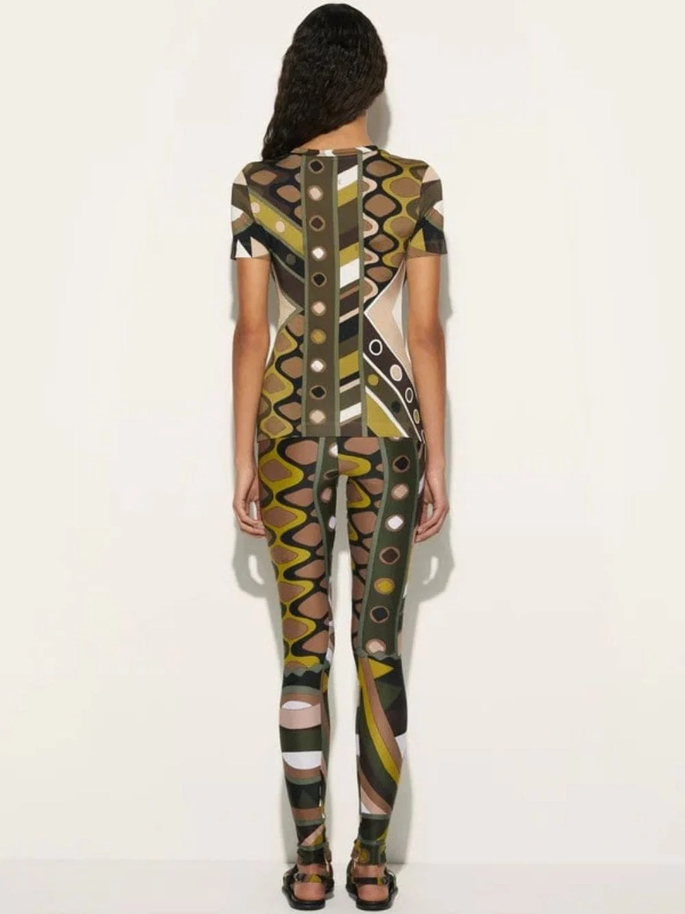 Vivara-Print Satin Jersey T-Shirt - Image 4