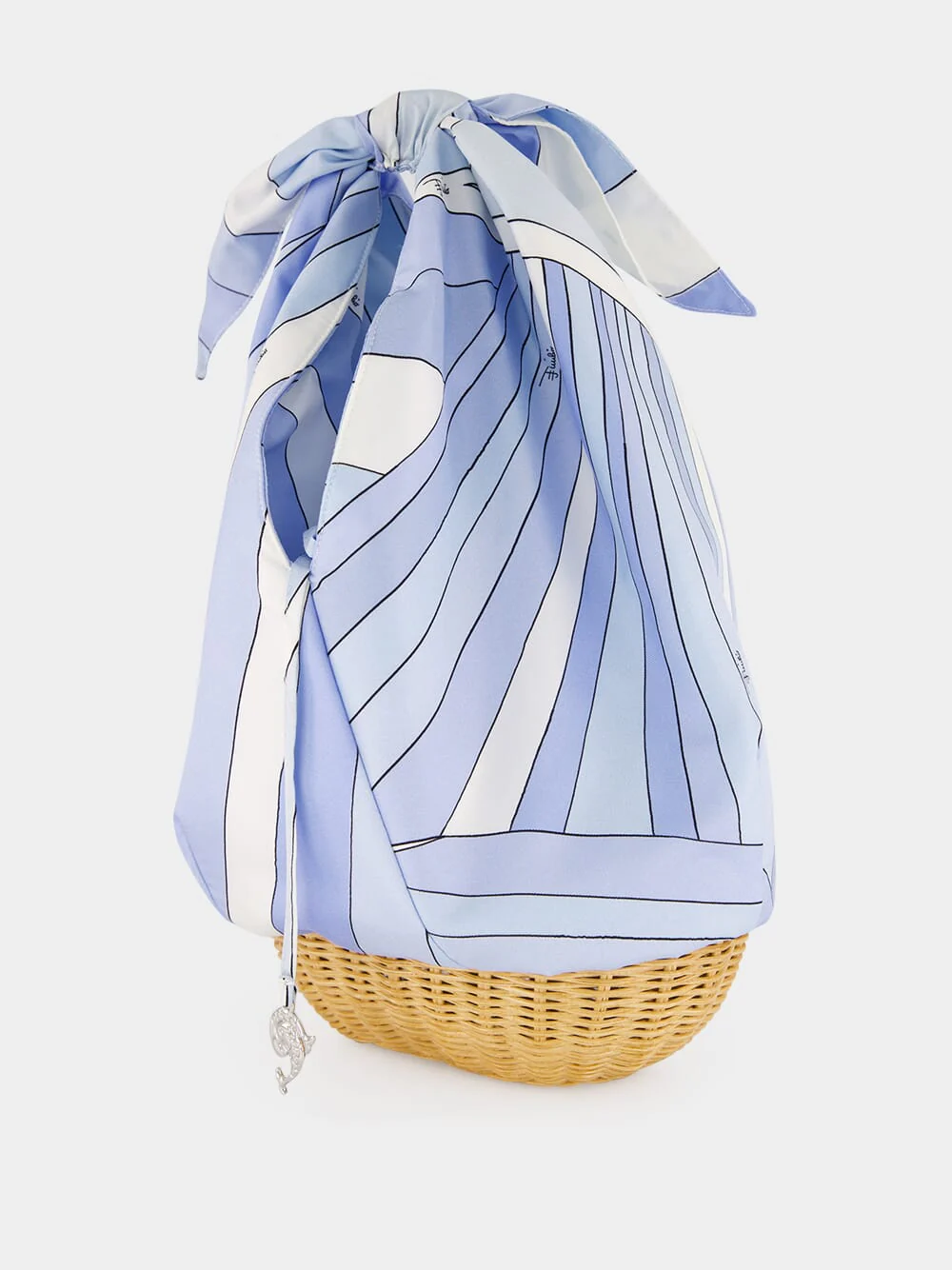 Pale Blue Iride Picnic Bag - Image 4
