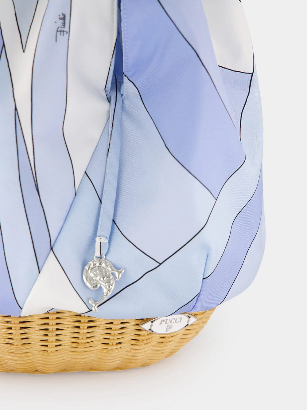 Pale Blue Iride Picnic Bag - Image 6