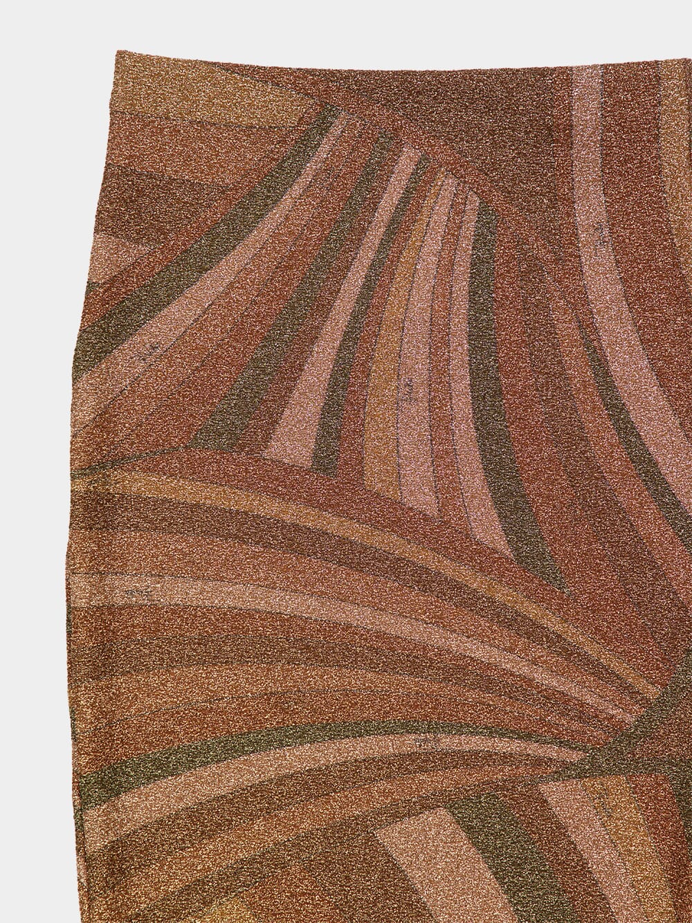 Iride Print Lamé Jersey Midi Skirt - Image 3